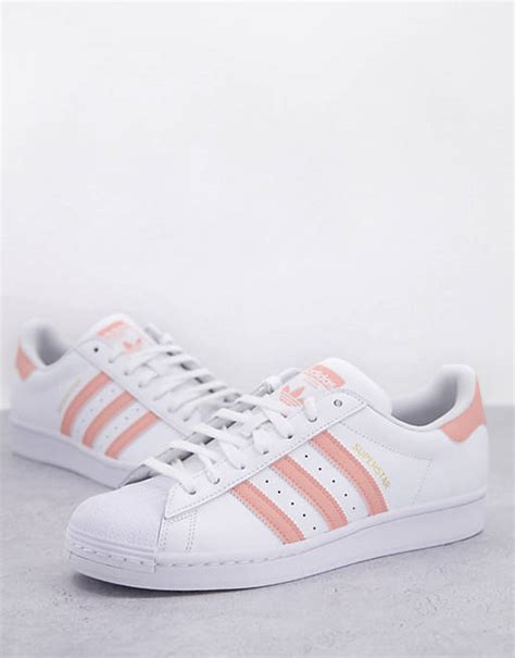 adidas superstar wit met lichtroze|adidas Originals Superstar .